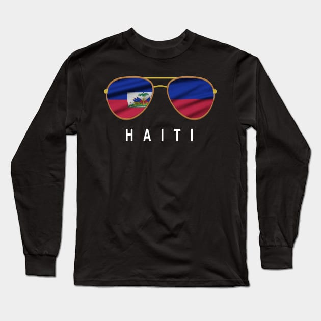 Haiti  sunglasses Long Sleeve T-Shirt by JayD World